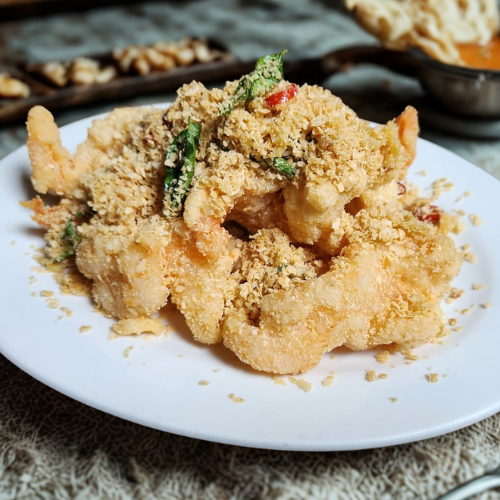 Crispy Cereal King Prawn